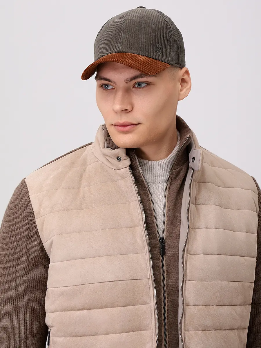 Бейсболка вельветовая