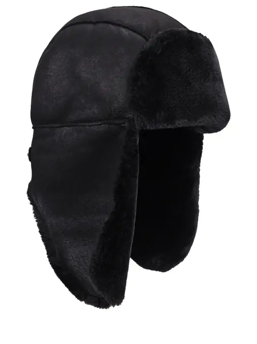 Шапка-ушанка однотонная CUDGI