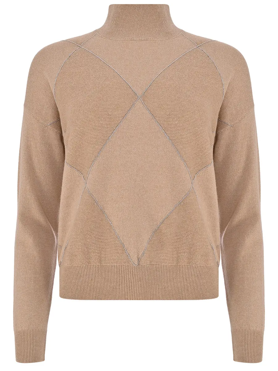 Джемпер из шерсти и шелка