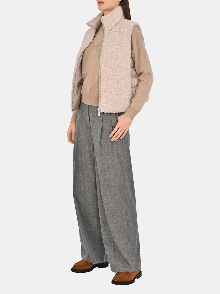 Джемпер из шерсти и шелка