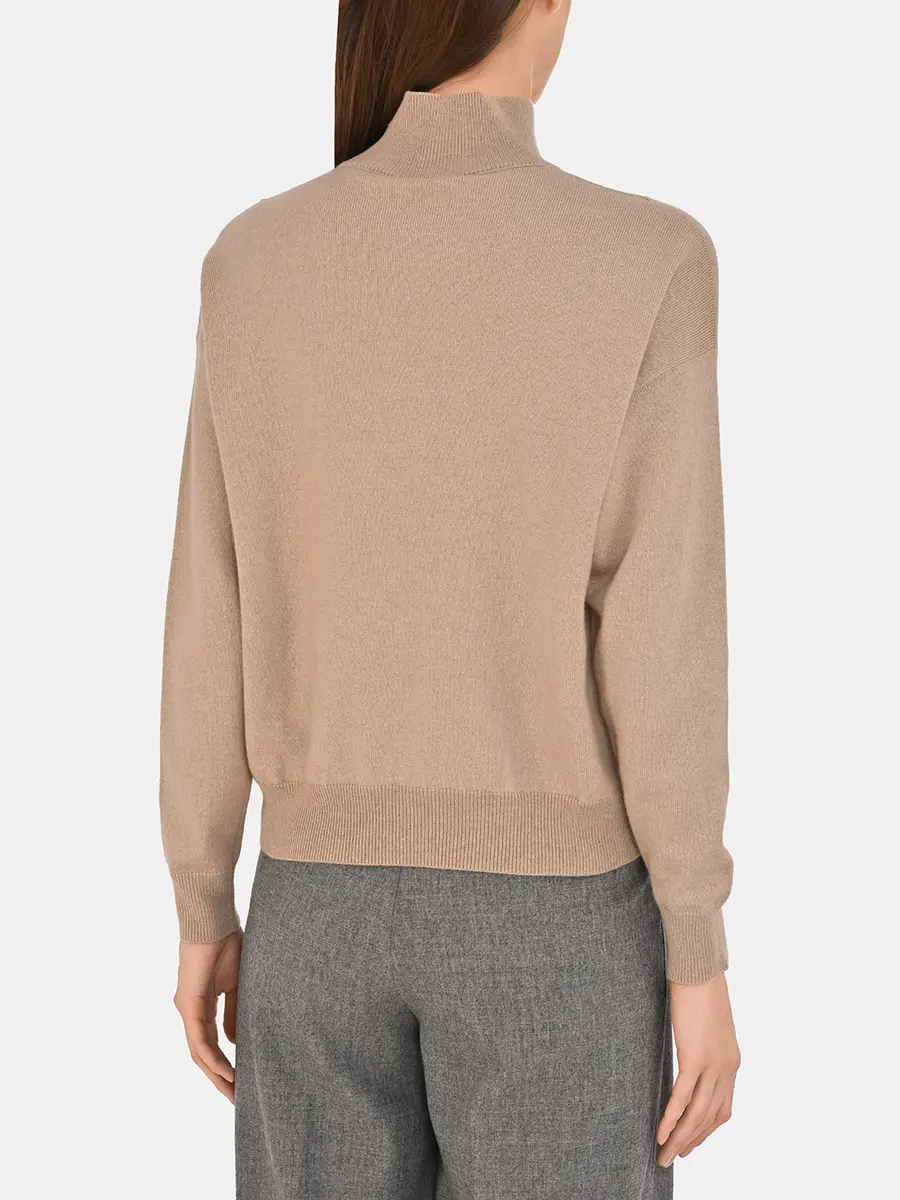 Джемпер из шерсти и шелка