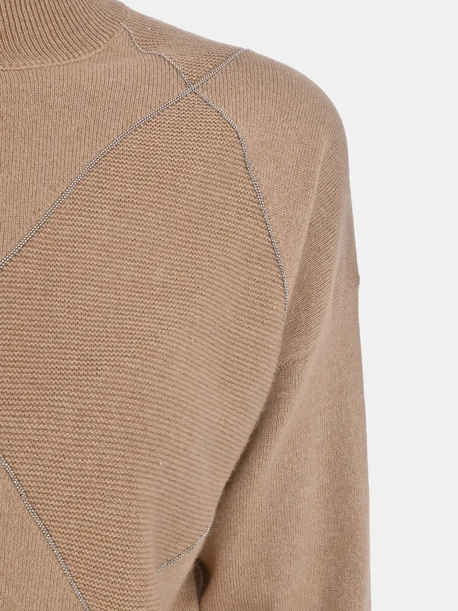 Джемпер из шерсти и шелка