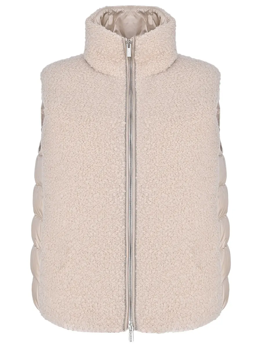 Жилет комбинированный