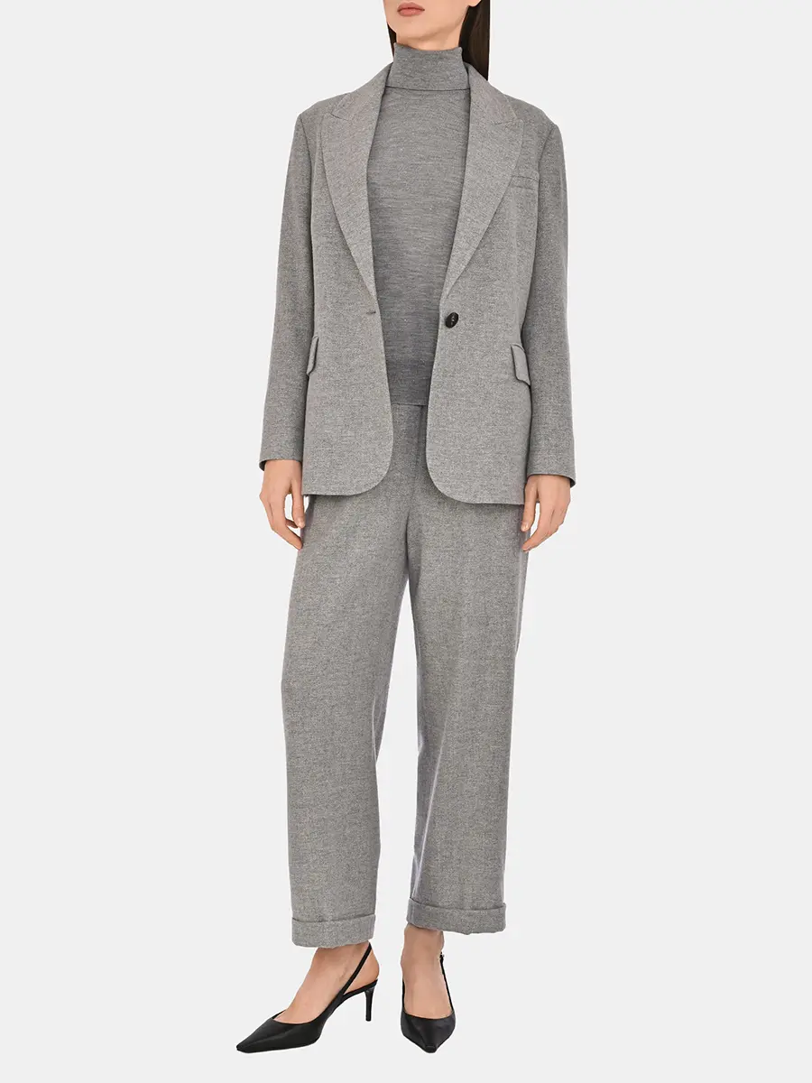 Брюки шерстяные