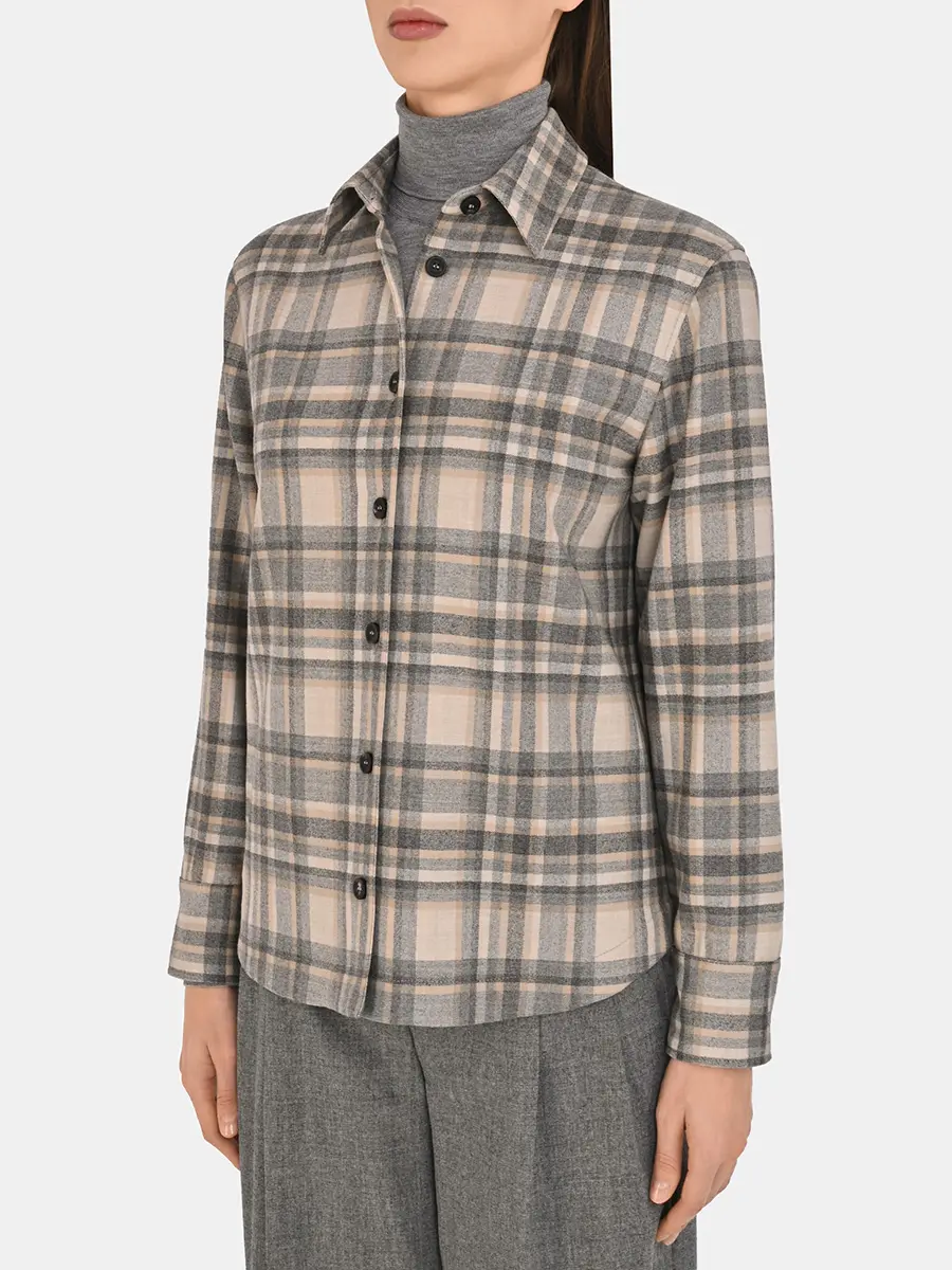 Рубашка шерстяная