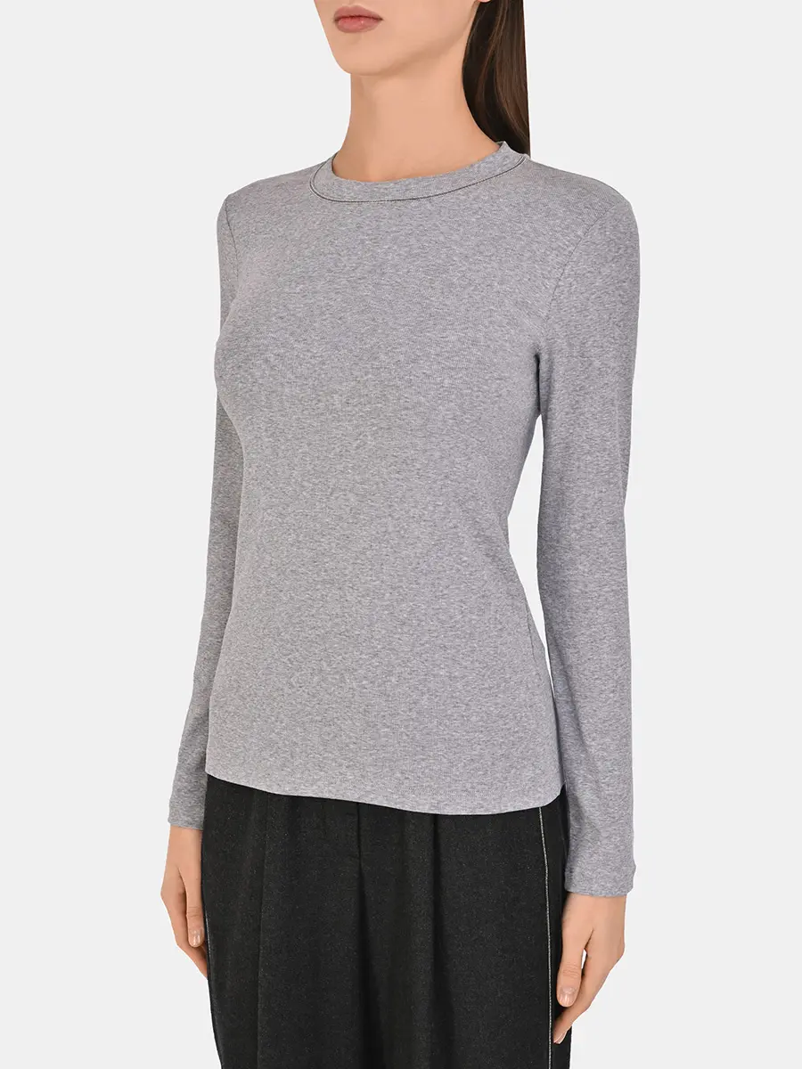 Лонгслив хлопковый