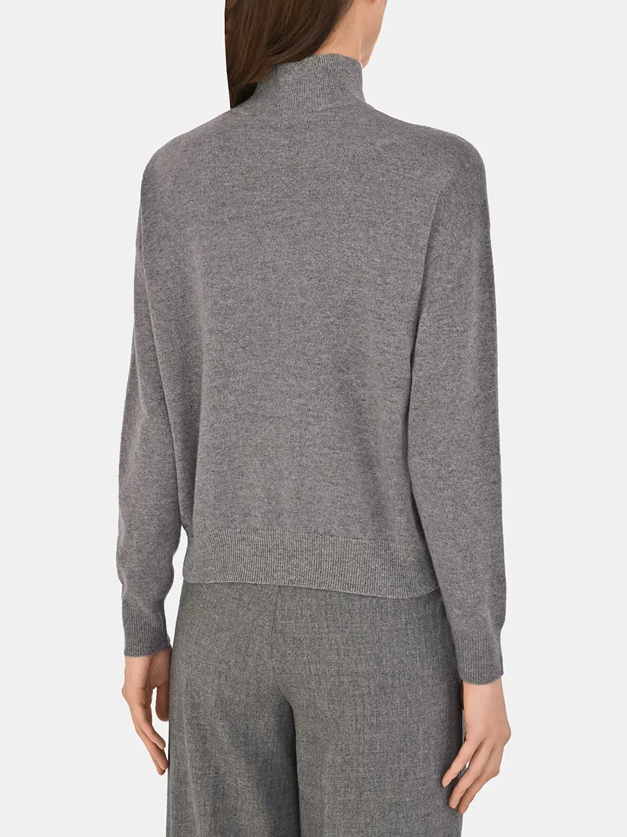 Джемпер из шерсти и шелка