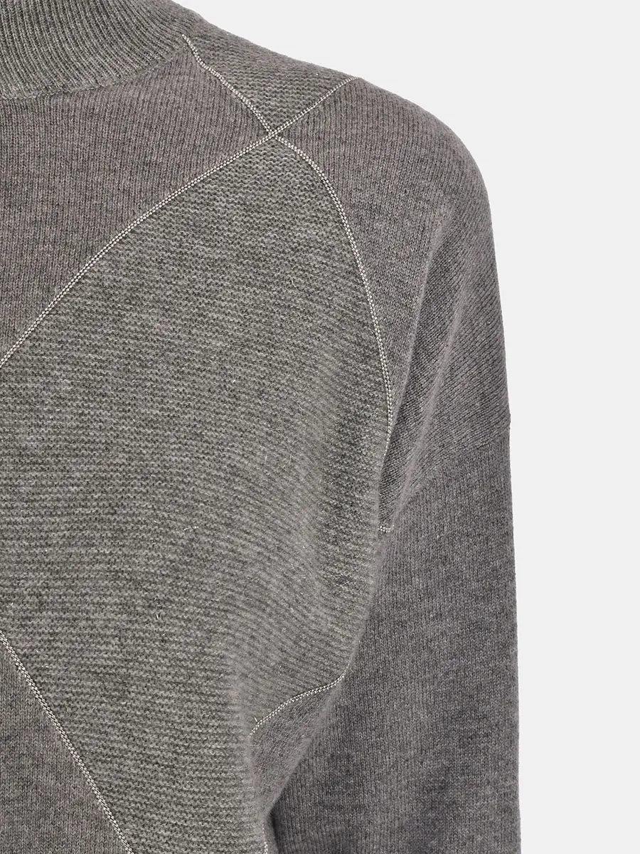 Джемпер из шерсти и шелка