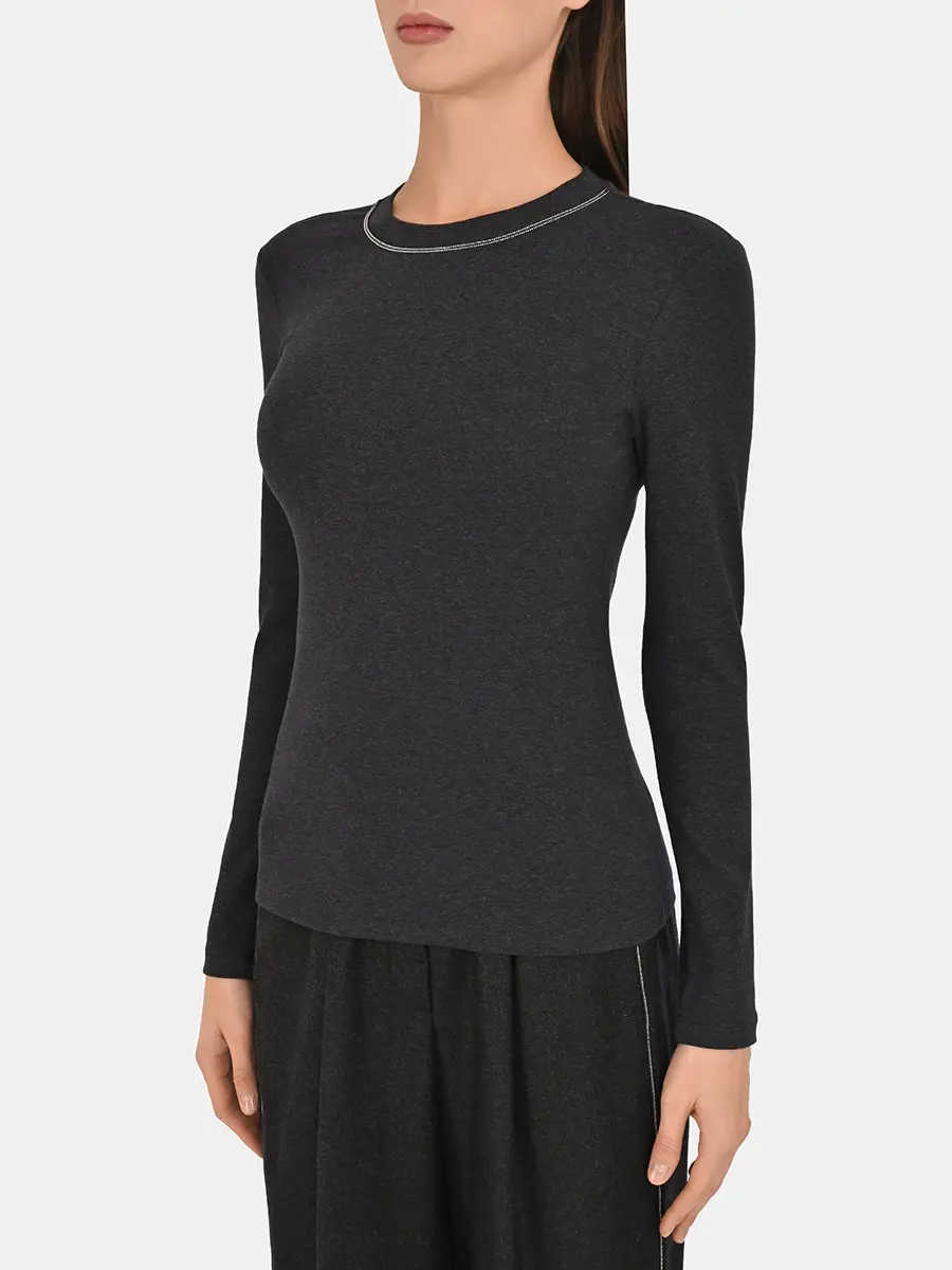 Лонгслив хлопковый