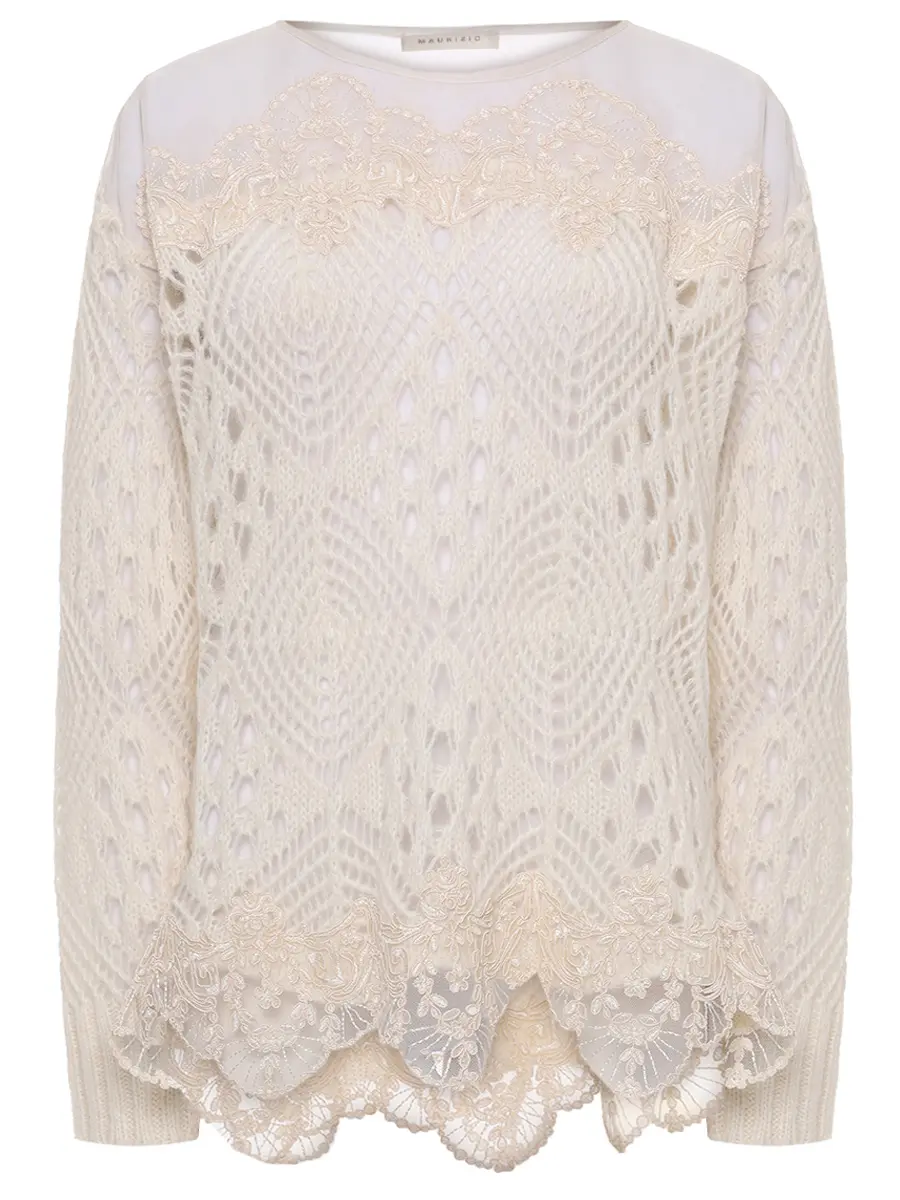 Джемпер из шерсти альпака