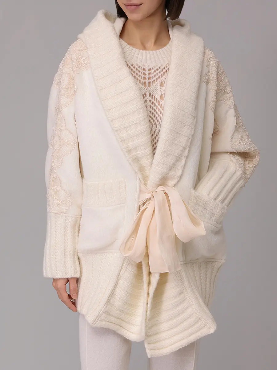 Кардиган из шерсти альпака