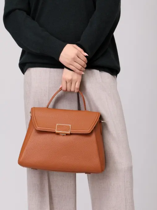 Сумка кожаная Carat POURCHET