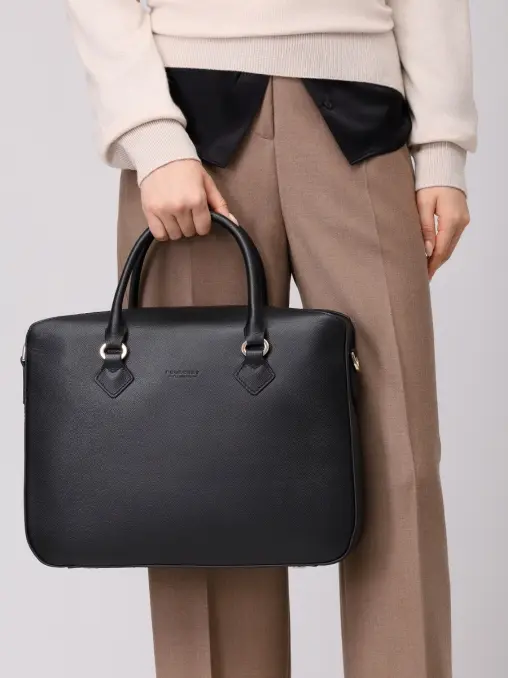 Сумка кожаная Cassetta POURCHET