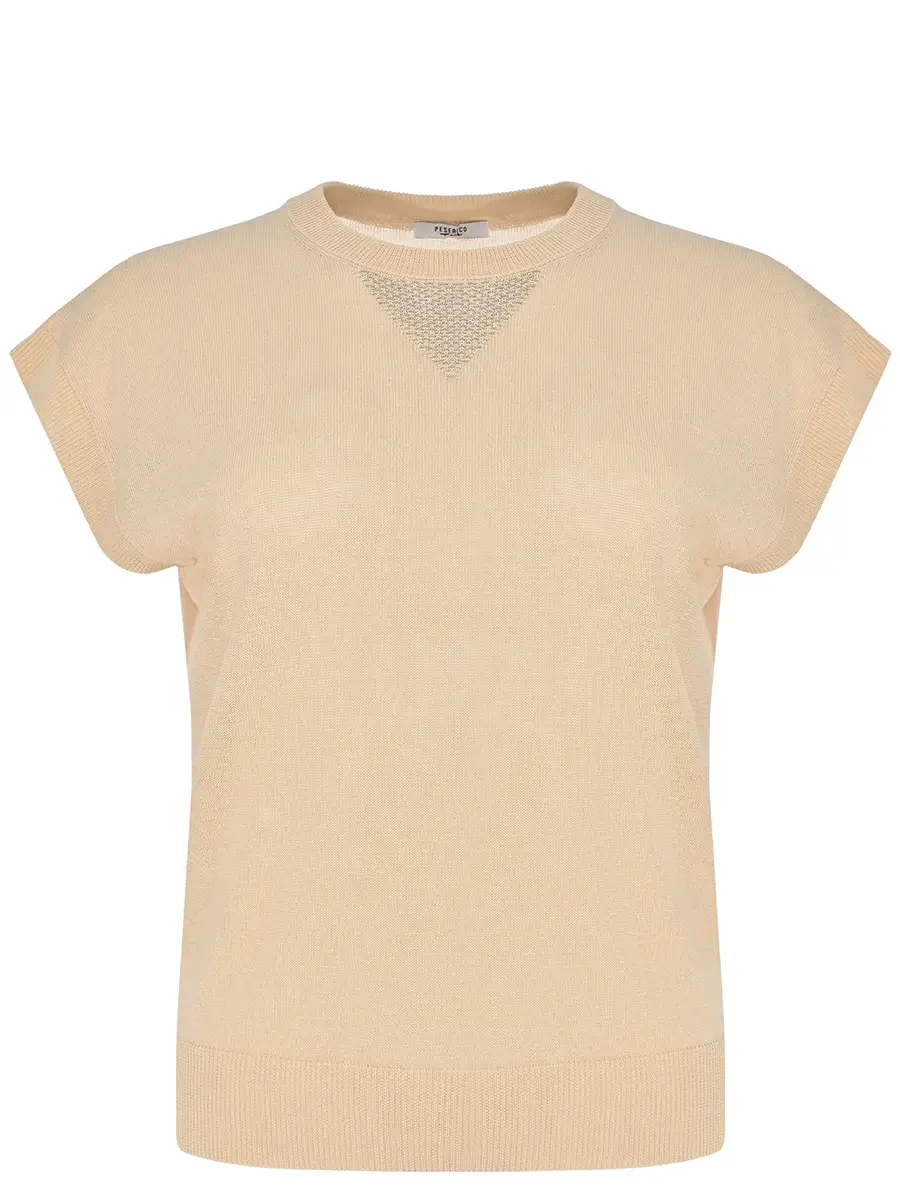 Топ изо льна и хлопка