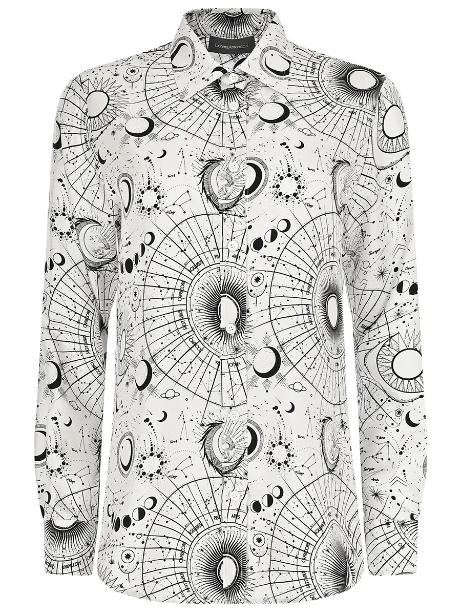 Блуза шелковая