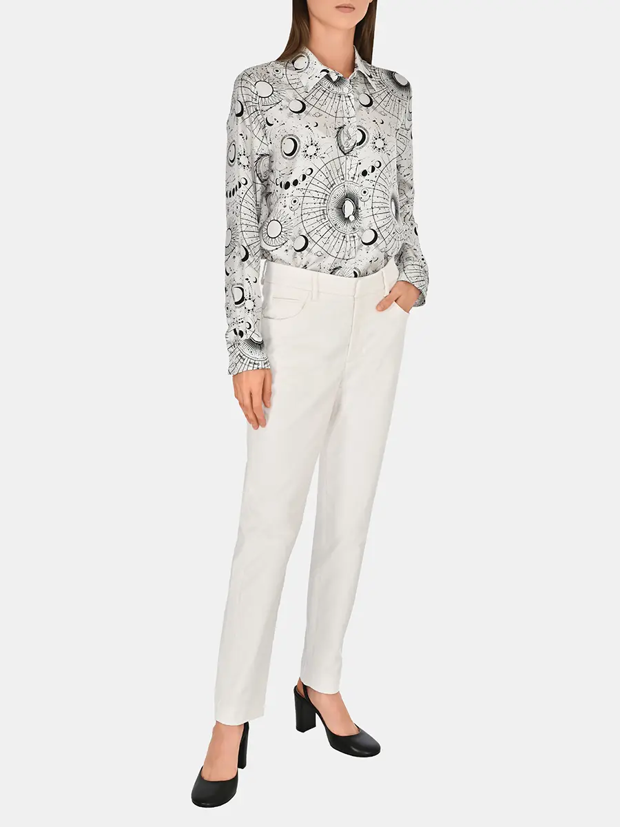 Блуза шелковая