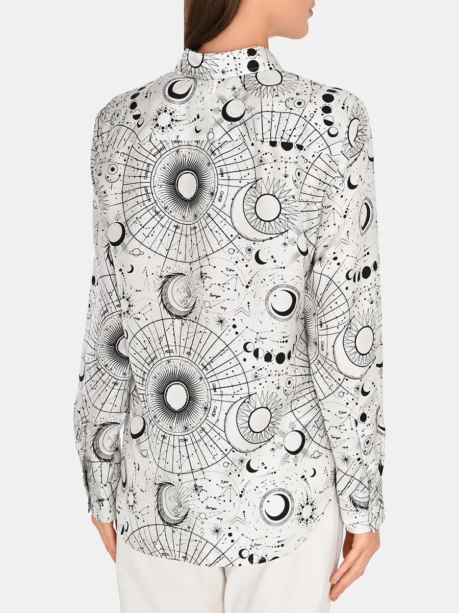 Блуза шелковая