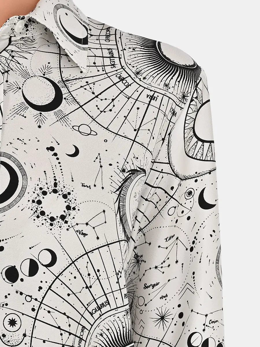 Блуза шелковая