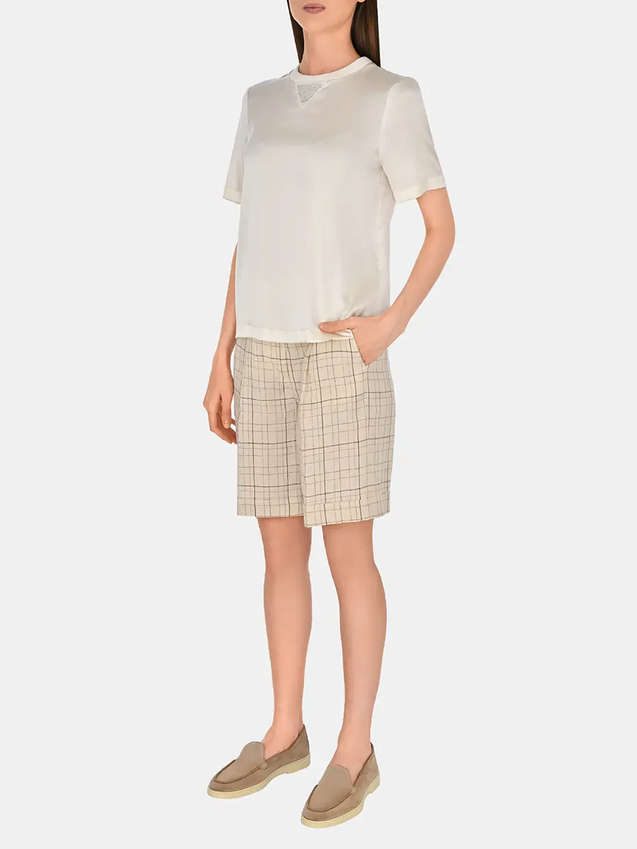 Блуза шелковая