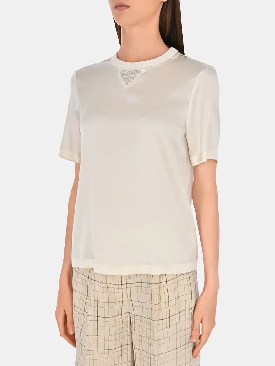 Блуза шелковая