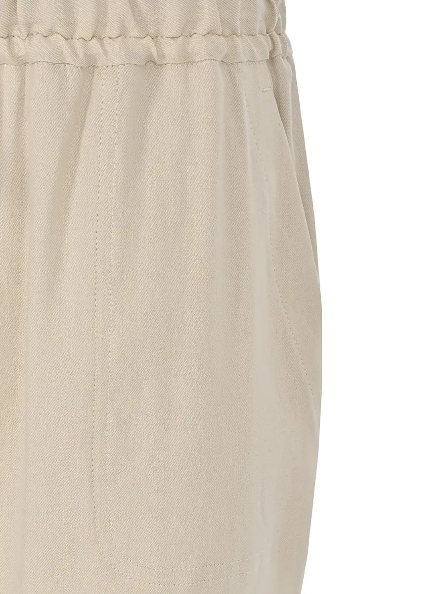 Брюки льняные