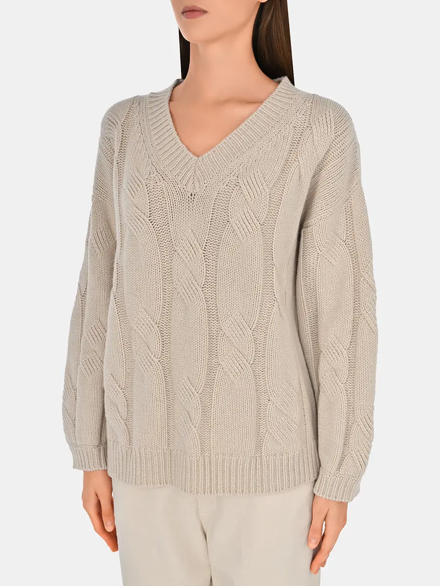 Пуловер шерстяной