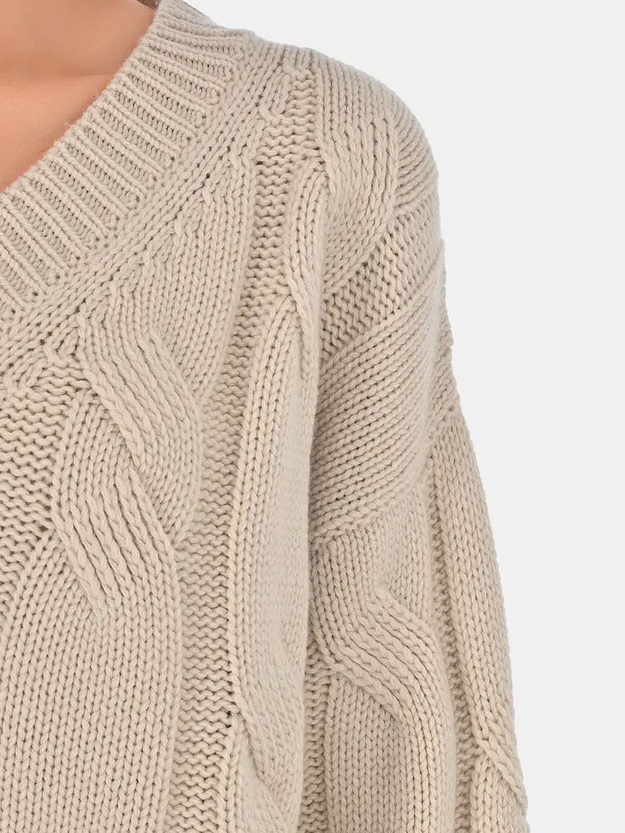 Пуловер шерстяной