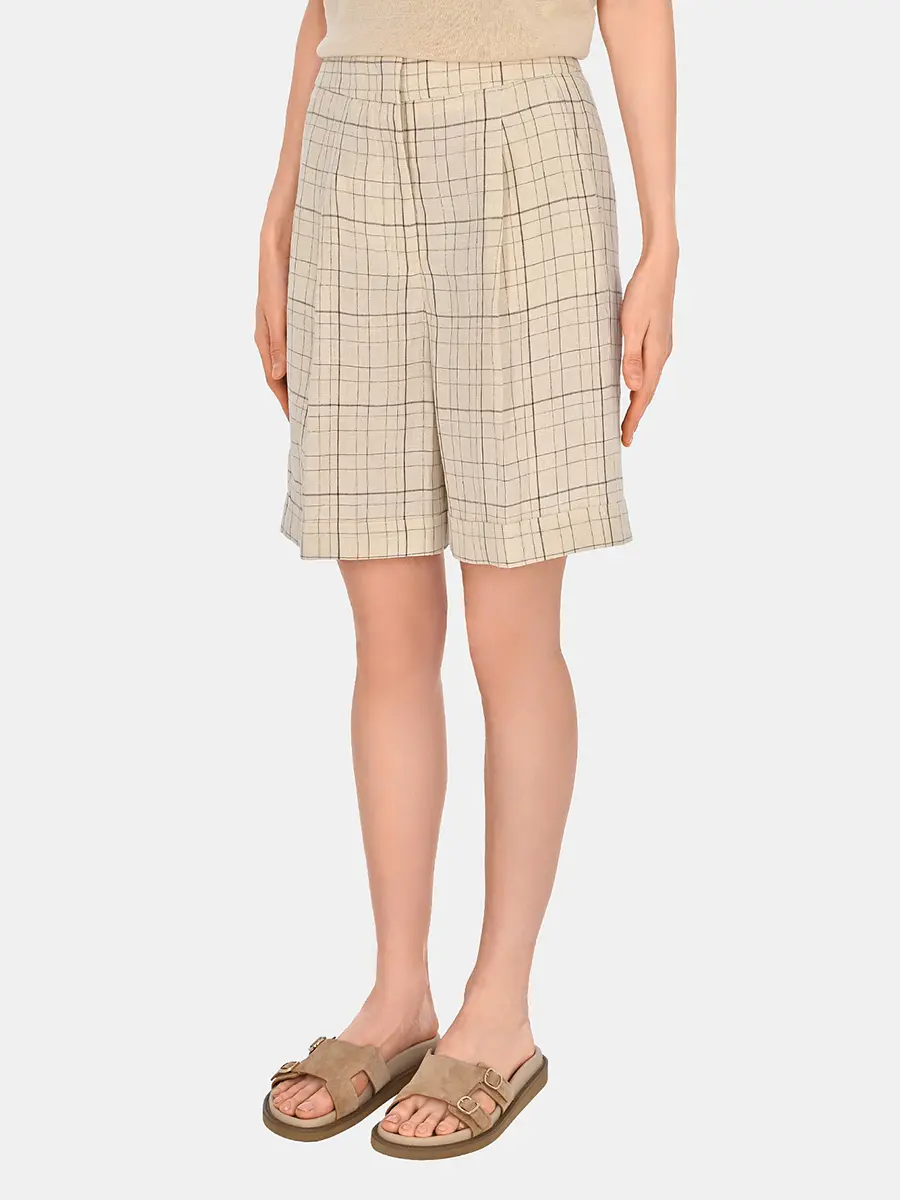 Шорты льняные