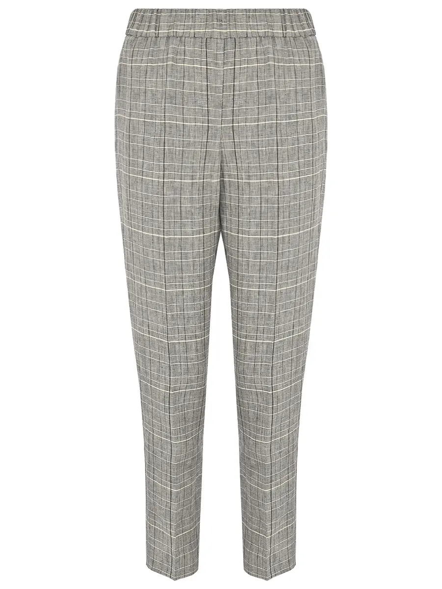 Брюки льняные