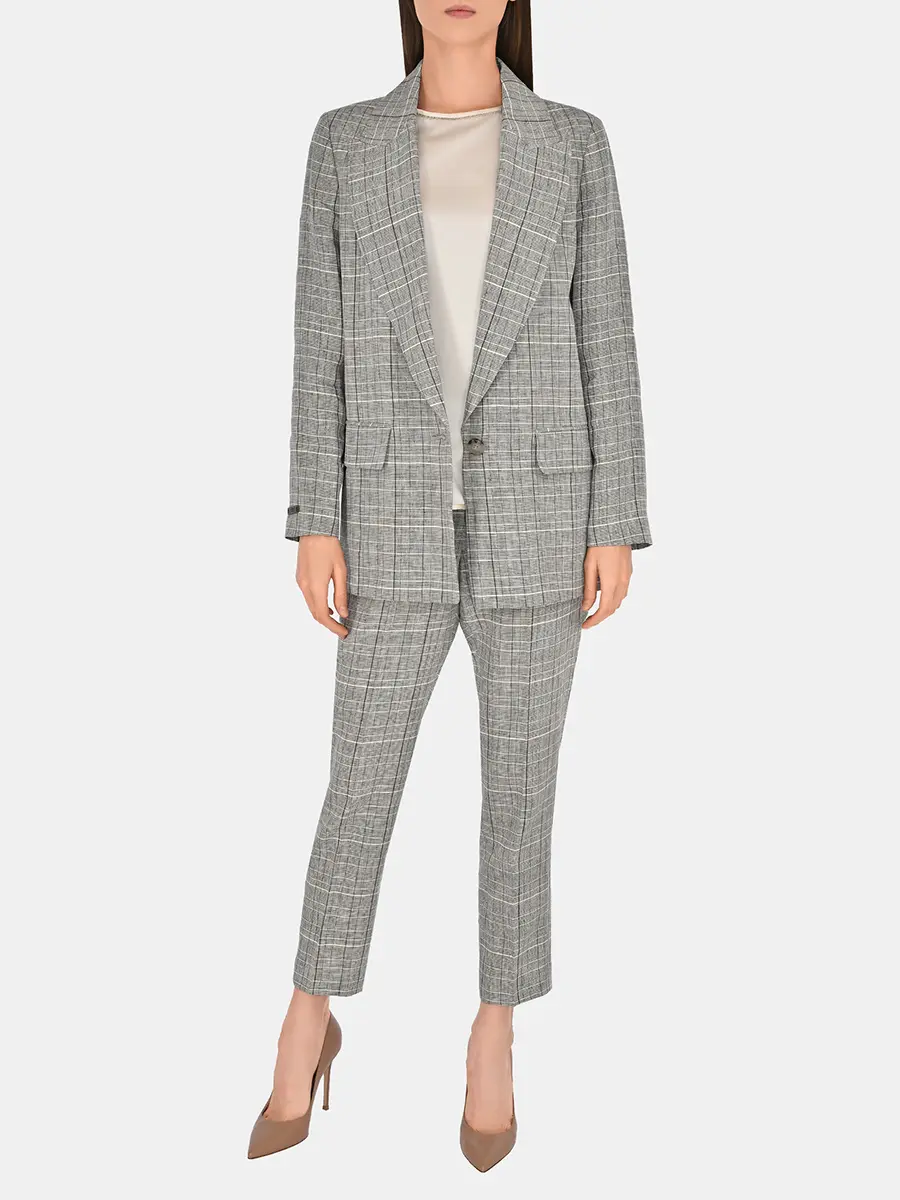 Брюки льняные