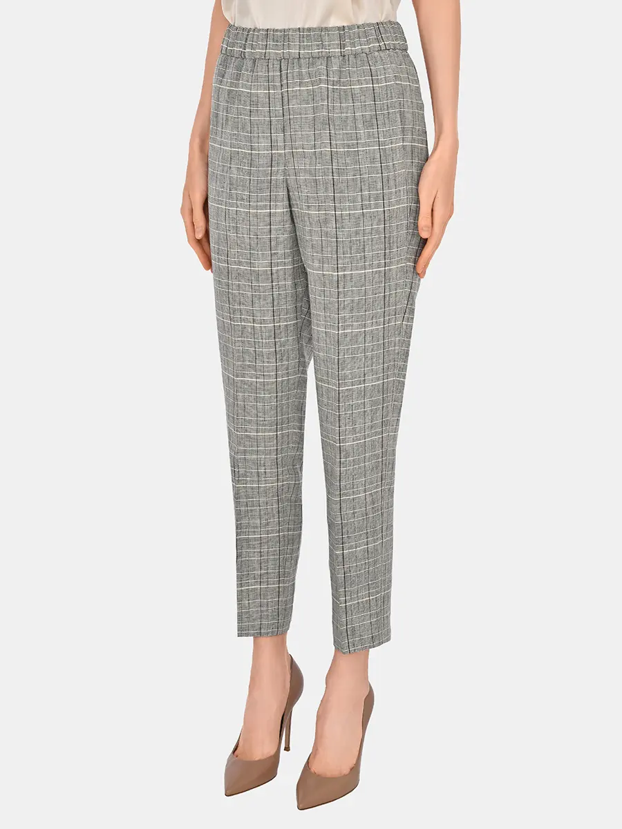 Брюки льняные