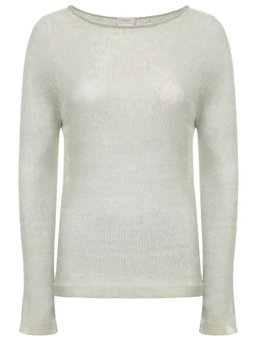 Джемпер из шелка и льна AGNONA