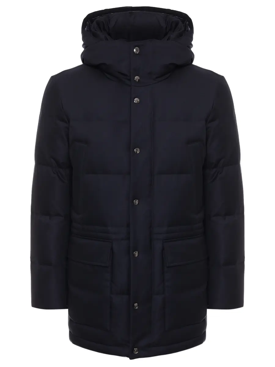 Пуховик шерстяной