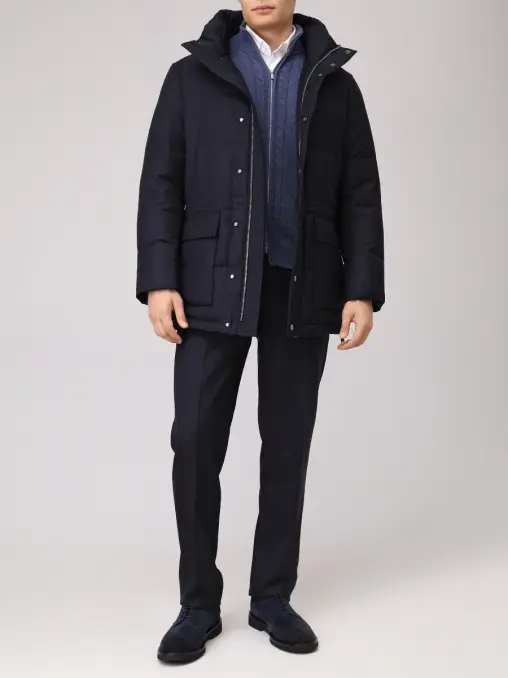 Пуховик шерстяной MONTECORE