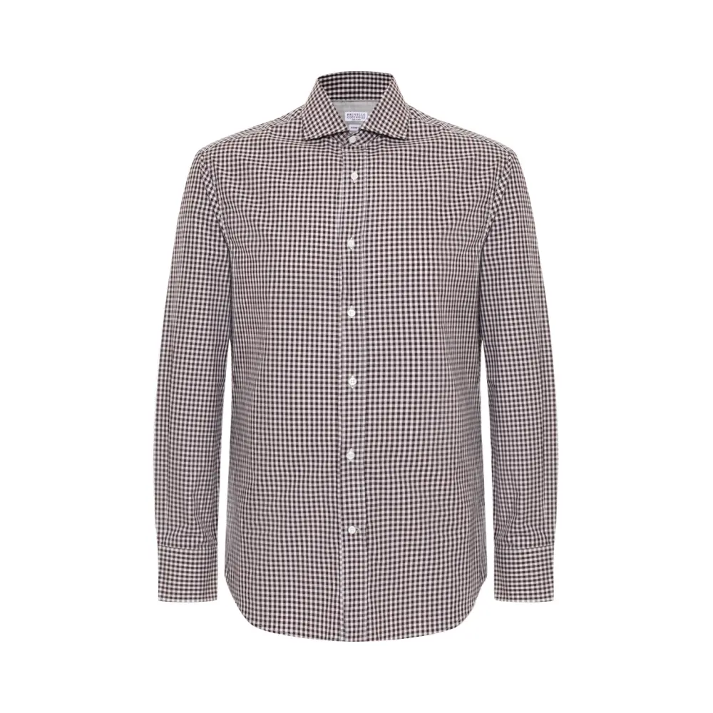 Рубашка Slim Fit хлопковая