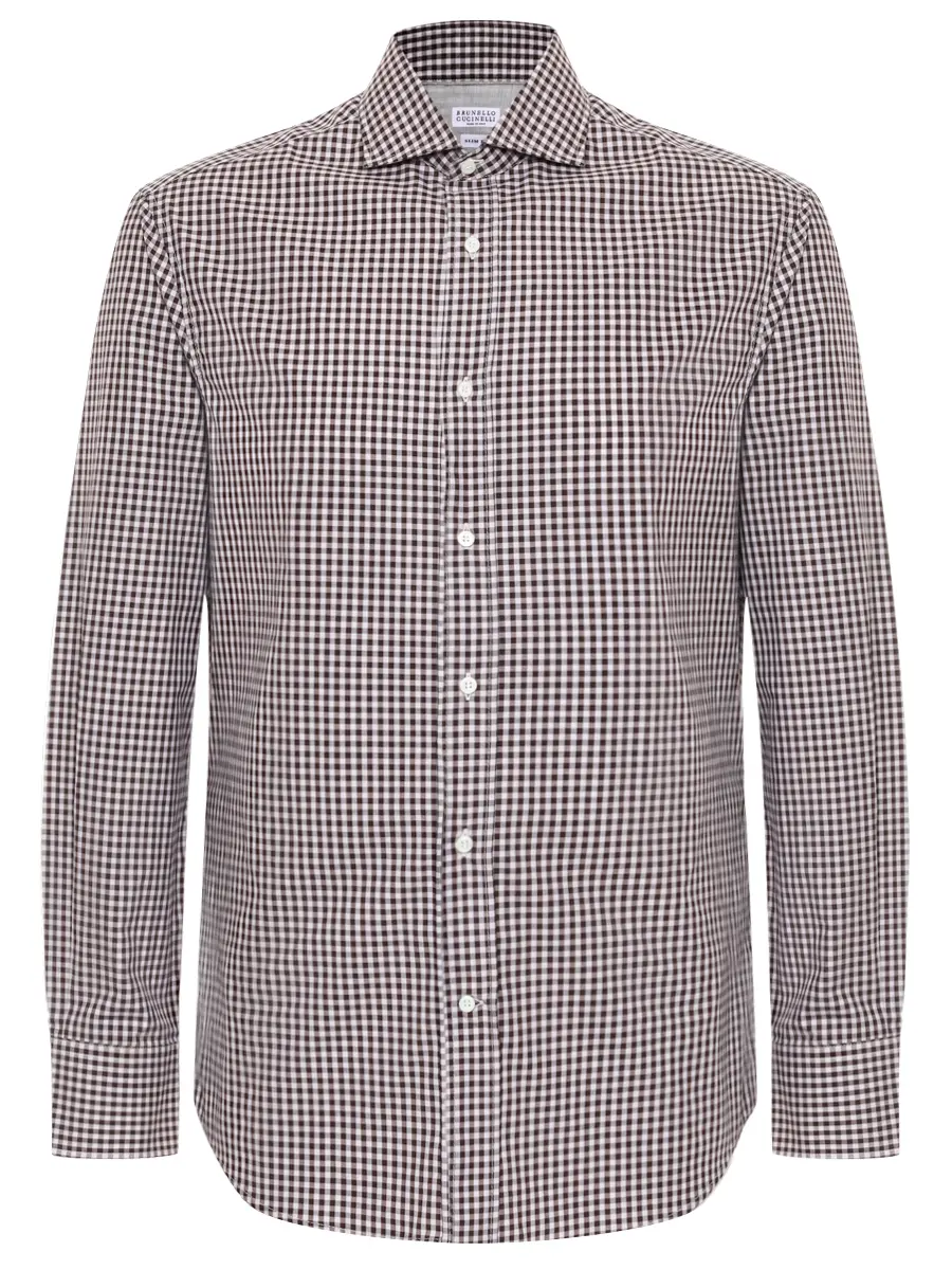 Рубашка Slim Fit хлопковая