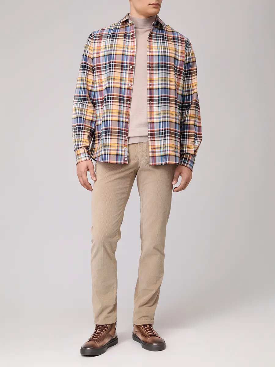 Рубашка Regular Fit хлопковая