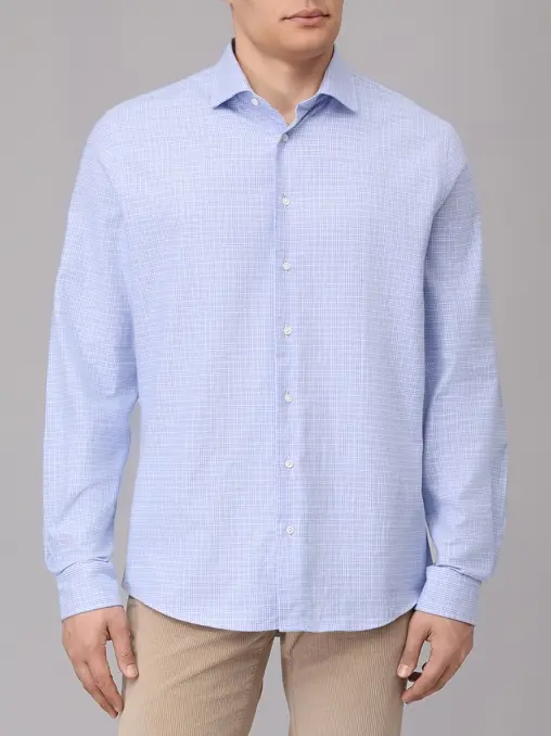 Рубашка Regular Fit хлопковая BML