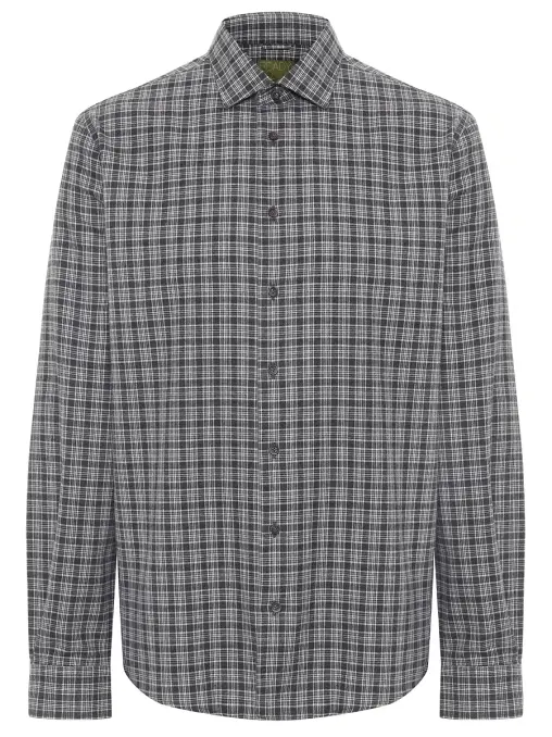 Рубашка Regular Fit из хлопка и шерсти BML