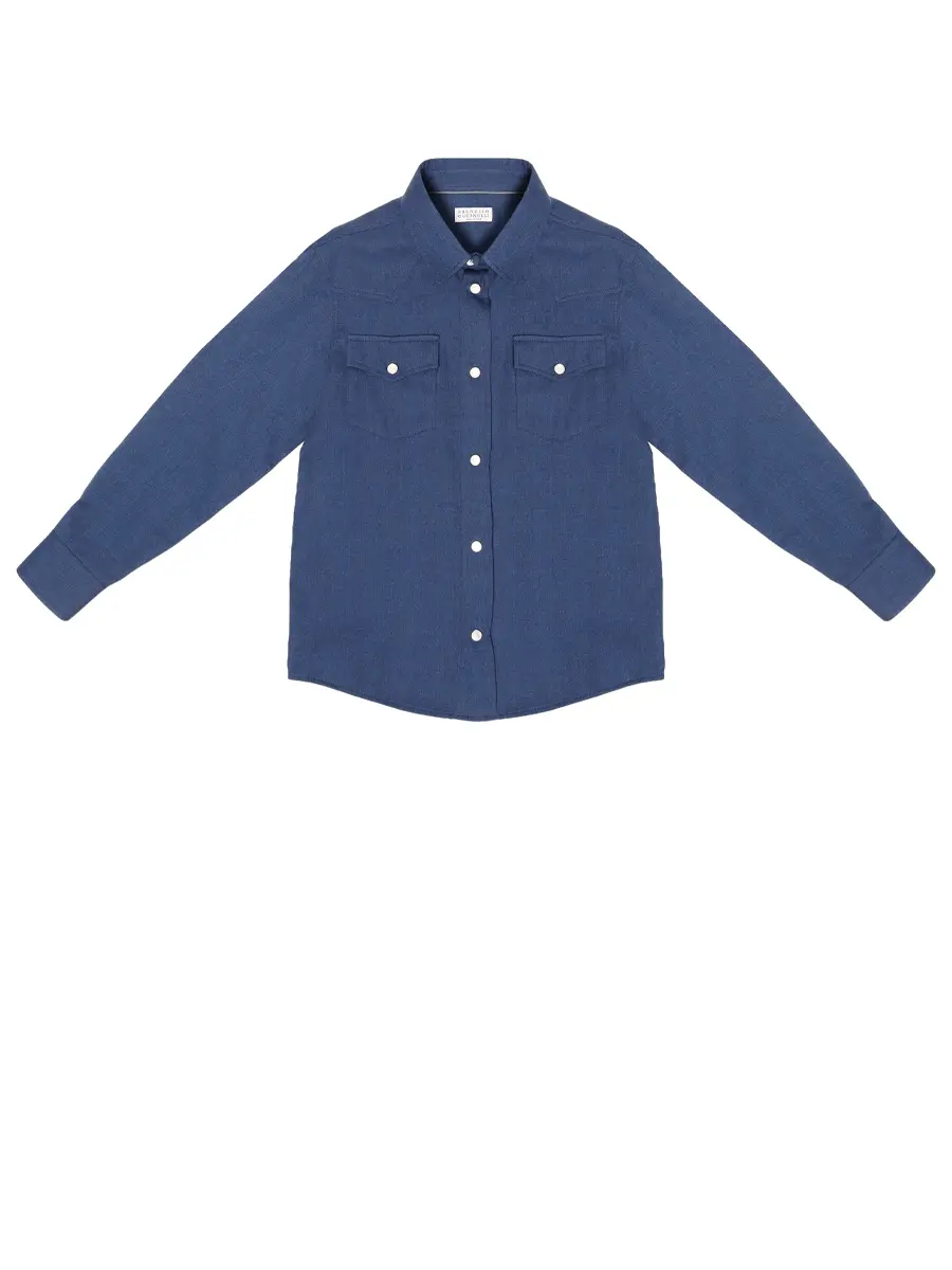 Рубашка из хлопка и лиоцелла