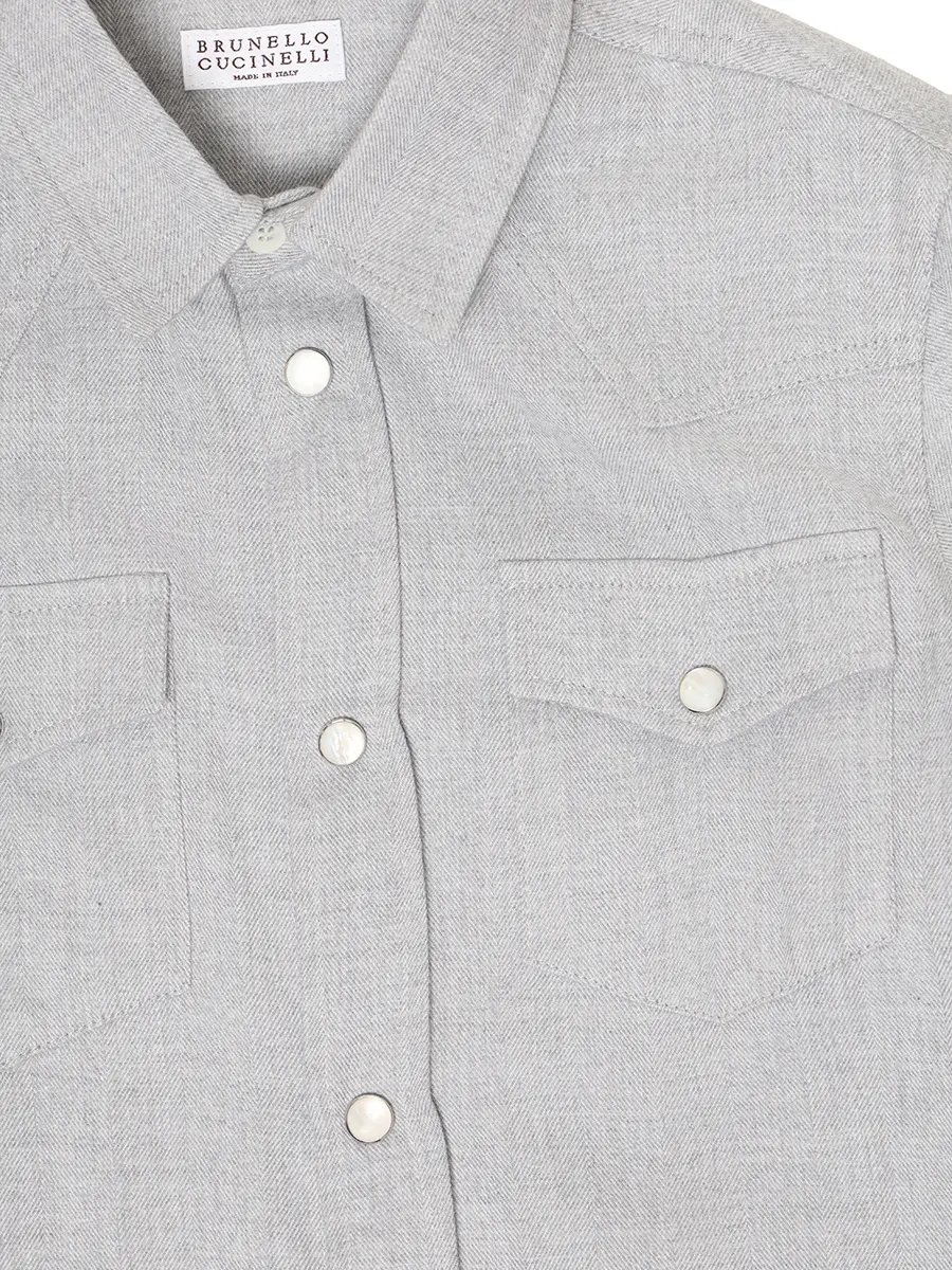 Рубашка из хлопка и лиоцелла