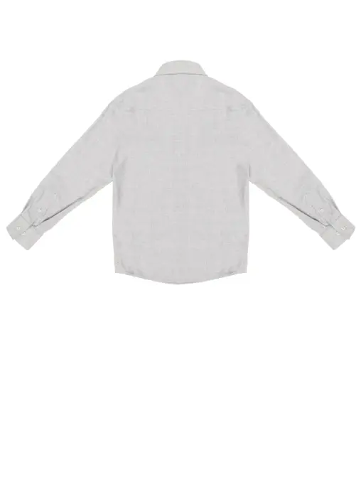 Рубашка из хлопка и лиоцелла BRUNELLO CUCINELLI