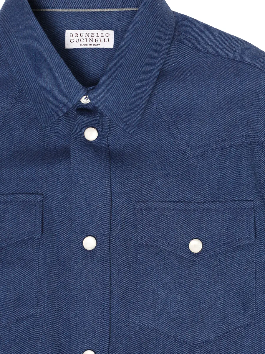 Рубашка из хлопка и лиоцелла