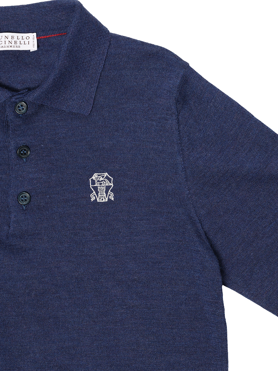Поло из кашемира и шелка