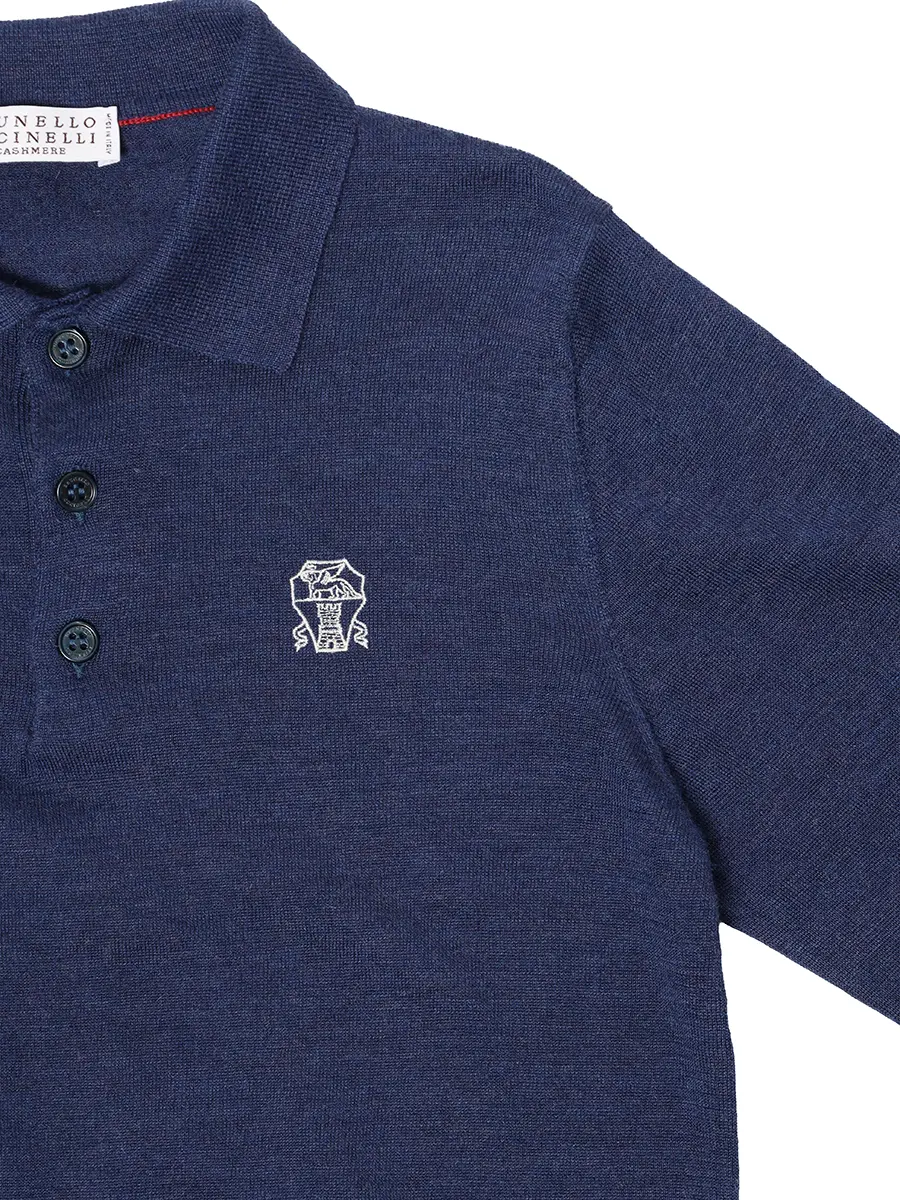 Поло из кашемира и шелка