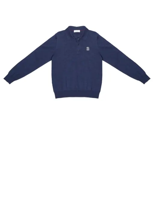 Поло из кашемира и шелка BRUNELLO CUCINELLI