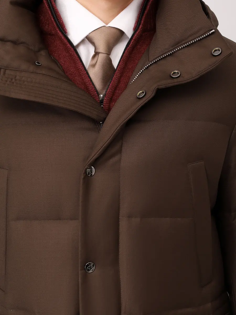 Пуховик стеганый