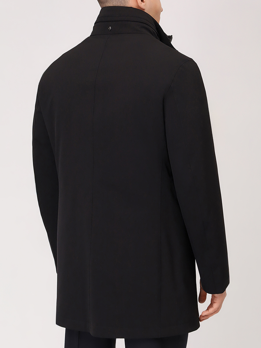 Пуховик однотонный