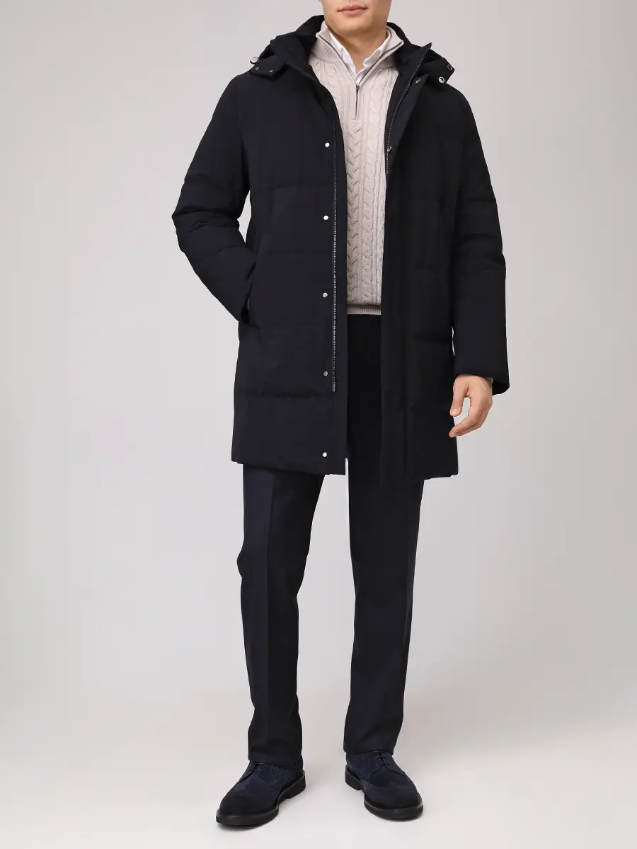 Пуховик стеганый