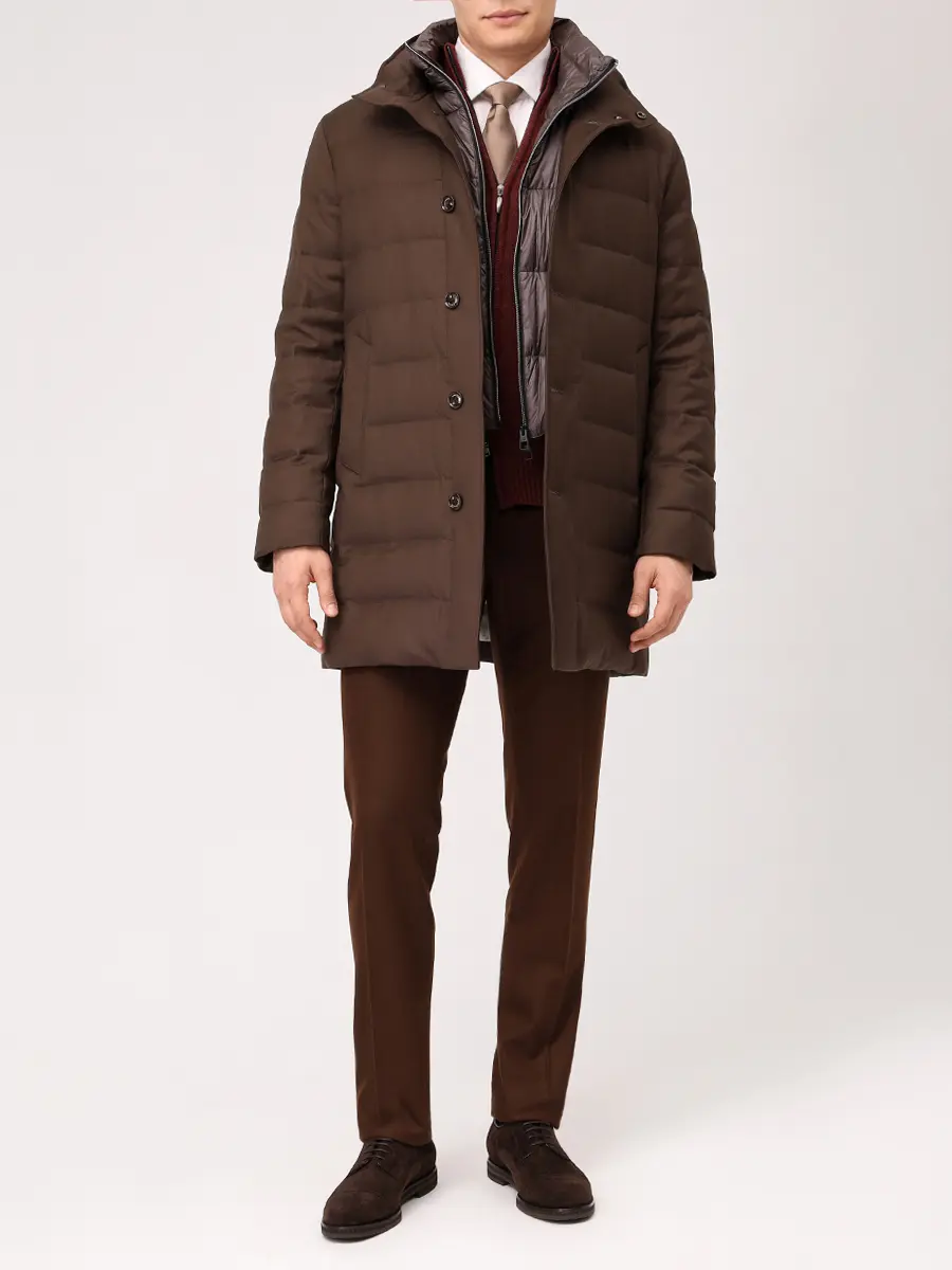 Пуховик стеганый